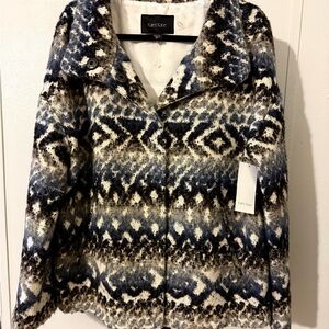 Karen Kane over-sized funnel jacket